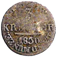 3 Kreuzers - Ernest I