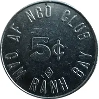 5 Cents - AF NCO Club Cam Ranh Bay