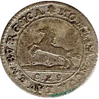 1 Shilling - George II August