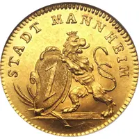 1 Ducat - Charles Theodore Golden Jubilee