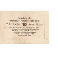 10 Heller Peterskirchen