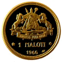 1 Maloti - Moshoeshoe II Independence Attained