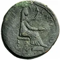 Æ29 - Tiberius AVGVSTA MATER PATRIA