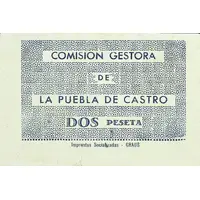 2 Pesetas La Puebla de Castro