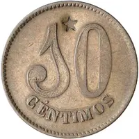 10 Centimos - Cooperativa Ferroviaria