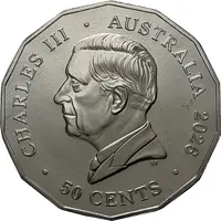 50 Cents - Charles III 1st Portrait - Year of the Horse