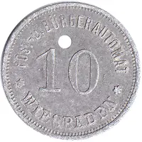 10 Pfennig - Wiesbaden Post- und Bürgerautomat