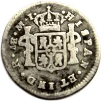 1/2 Real - Carlos III portrait