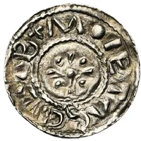 Denier In the name of Charles III, Liège mint