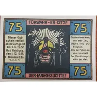 75 Pfennigs E. Bornemann