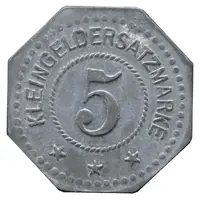 5 Pfennig - Amberg Kantinenverwaltung 6. Inft. Regt.