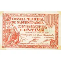 50 Céntimos Sadurní d'Anoia