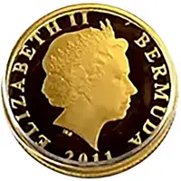 5 Dollars - Elizabeth II Bermuda Bluebird