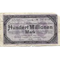 100 000 000 Mark