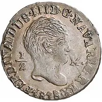 1/2 Maravedi - Fernando VII