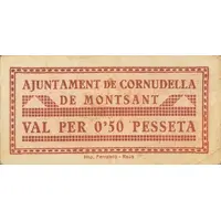 0.50 Peseta Cornudella de Montsant