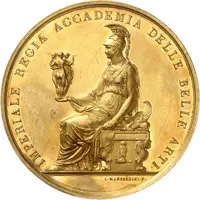 Gold Prize Medal - Imperial Academy of Fine Arts Venice