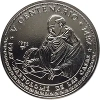 1 Peso Bartolome de Las Casas