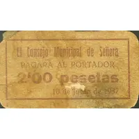 2 Pesetas Señera
