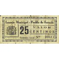 25 Céntimos Puebla de Farnals