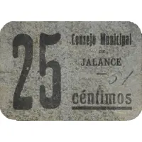 25 Céntimos Jalance