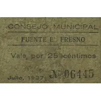 25 Céntimos Fuente el Fresno