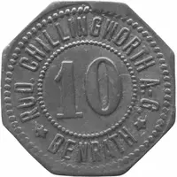 10 Pfennigs - Benrath Rud. Chillingworth A.G.