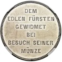 1 Vereinsthaler - Adolph Mint Visit - Pattern