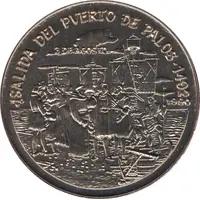 1 Peso Departure from the port of Palos