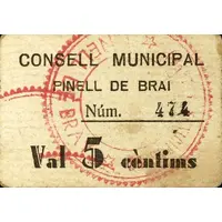 5 Céntimos Pinell de Brai