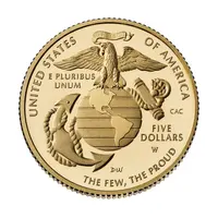 5 Dollars 250th Anniversary U.S. Marine Corps