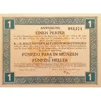 1 Perper Austro-Hungarian Occupation in WWI - Army Administration