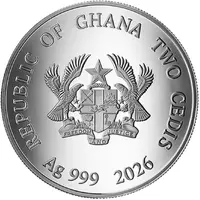 2 Cedis Year of the Horse