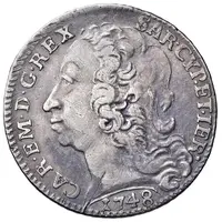 20 Soldi / 1 Lira - Charles Emmanuel III