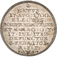 1 Groschen - Clemens August of Bayern Death