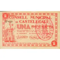 1 Peseta Castellgalí