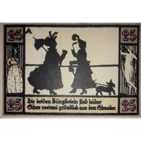 25 Pfennig Silhouette Series - Issue A