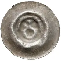 Denier Bracteate guziczkowy - unknown Prince Płock mint