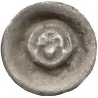 Denier Bracteate guziczkowy - unknown Prince Płock mint