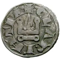 1 Denier - Charles I d'Anjou