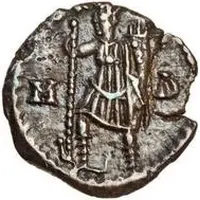 1/2 Siliqua in the name of Zeno Milan mint
