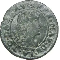 Denier Tournois - Frédéric-Maurice de la tour d'Auvergne Wig