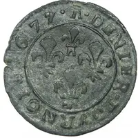 Denier Tournois - Frédéric-Maurice de la tour d'Auvergne Wig