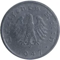 5 Reichspfennig Allied Occupation