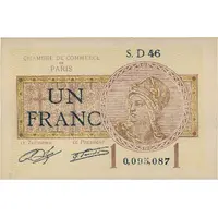 1 Franc - Chambres de Commerce de Paris