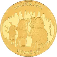 100 Euros Halubje Bell Ringers, colored