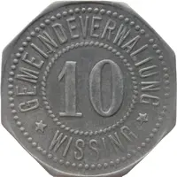 10 Pfennig - Wissing