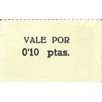 0.10 Pesetas Ontiñena