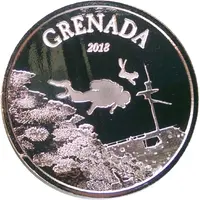 2 Dollars - Elizabeth II Diving Paradise