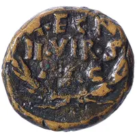 Semis - Augustus Q OCT M EGN II VIR S P S C